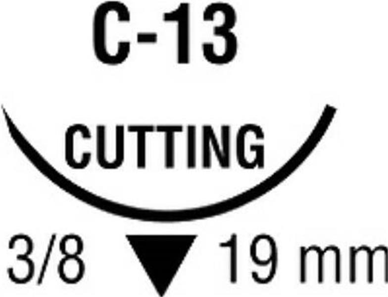 Suture with Needle Surgipro™ Nonabsorbable Uncoa .. .  .  